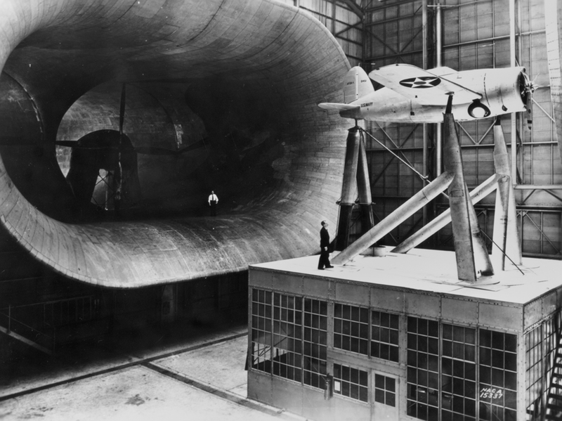 Illustration for article titled Huge Machines Hurl Artificial Storms Deep Inside This NASA Hangar